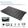 thumbnail image 4 of Cargador De Paneles Solares Panel solar de 15W resistente al agua ETFE a prueba de rasguños para el banco de energía del teléfono (B), 4 of 9