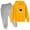 Orange, variant on Zwiiyzr 3-14Y Girls and Boy Clothes Set Sweatshirts Tops Pants Fall Winter Toddler Outfits Casual Long Sleeve Sunflower Print Tops Hooded Set White