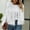 White, variant on Hurxie Women's Fashion Autumn and Winter Warm Short Faux Fur Vests White M