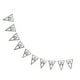 thumbnail image 1 of KAKOWELY 2 banderines colgantes con temática de panda, banderines triangulares para decoración de fiestas de cumpleaños., 1 of 4