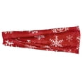 thumbnail image 2 of Xihbxyly Diademas Navideñas con Diseño Floral Bohemio, Bandas Elásticas Antideslizantes, con Motivos de Árbol de Navidad, Muñeco de Nieve y Ciervo, Ideales para Entrenamiento, Vida Cotidiana y Fiesta, 2 of 2
