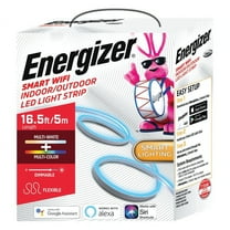 Energizer Connect EOS2-1002-RGB 16.5-Ft. Smart Wi-Fi Indoor/Outdoor White/Multicolor LED Light Strip