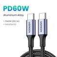 thumbnail image 1 of 100W USB Type C To USB C Cable For Macbook iPad Samsung Xiaomi PD Fast Charging Charger Cord 5A E-Marker Chip Fast USB C 60W Metal Grey_45 2m, 1 of 7