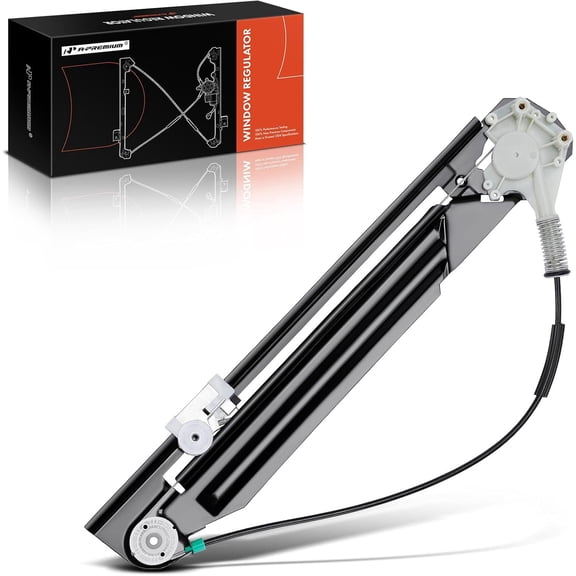 A-Premium Power Window Regulator without Motor Replacement for BMW E39 525i 528i 530i 540i M5 2000-2003 Rear Right Passenger Side