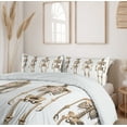 thumbnail image 6 of Ambesonne Anatomy Duvet Cover Sets, Mankind Skeleton Bones Art, 2-Queen, Cream, 6 of 7
