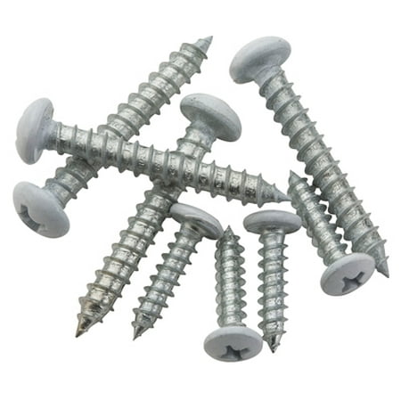 

National V8601 4 Pack 1.5 White Pan Head Mounting Screws For Installation