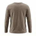 thumbnail image 4 of Mens Muscle Shirts Long Sleeve Crew Neck Slim Fit Gym Athletic Sports T-Shirt Workout Pullover Dad Gifts, 4 of 5