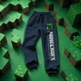 thumbnail image 2 of Minecraft Creeper Boys 2-Piece Jersey Set, Long Sleeve Active Mesh T-Shirt & Jogger Pants Bundle for Kids (Sizes 4-16), 2 of 9