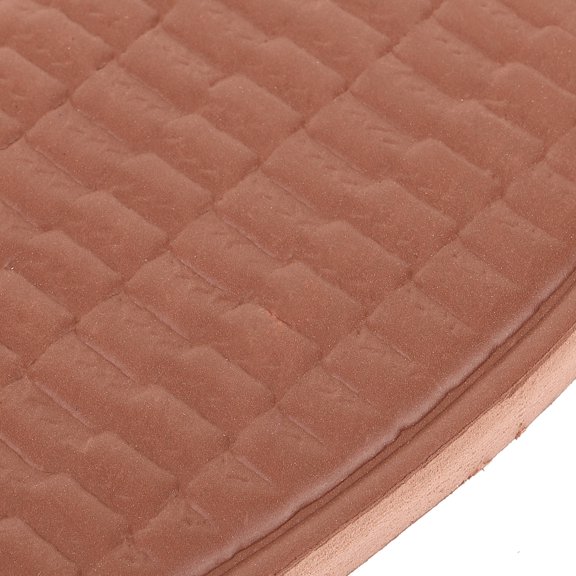 BESTYASH 1 Pair Light Brown Foam Slipper Soles with Anti-Skid Foot Cushions for Comfortable Adult Footwear