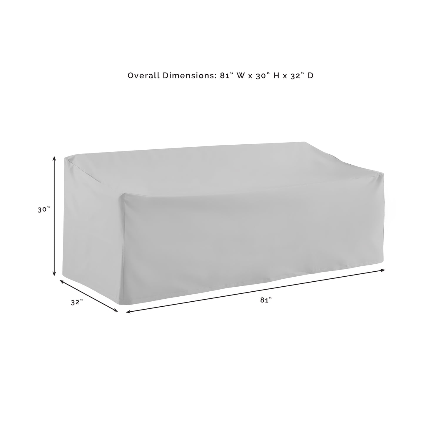 Outdoor Furniture Covers 2 Pack - Patio Sofa Set Protector, Waterproof, Durable, Tan, 48"W x 36.5"D x 14"H