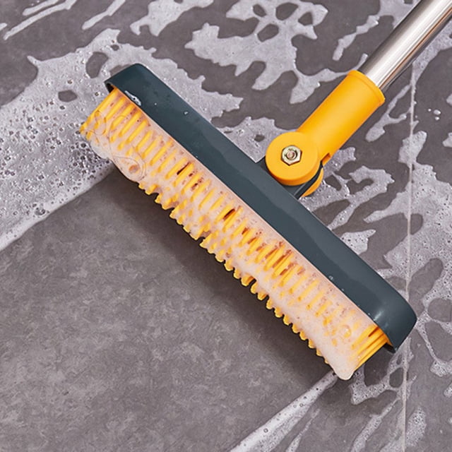2 In 1 Floor Scrape And Brush Easy Cleaning Extended Design Brush For Cleaning Tiles Garage