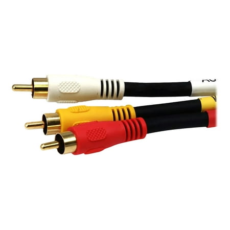 UPC: 0844660021810 | Monoprice Triple RCA Dubbing Cable RG59U 50 ft. 2181