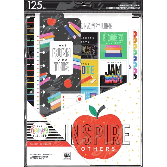 The Happy Planner Teach Boldly Big Teacher Accessory Pack