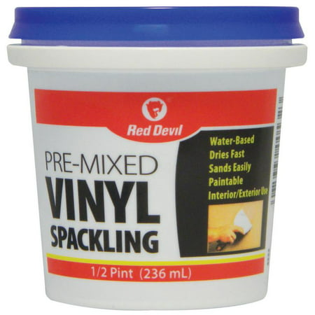 Red Devil  0532 1/2 Pint Pre-Mixed Vinyl Spackling (Best Spackling Compound For Plaster)