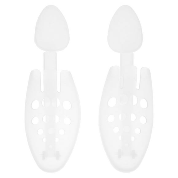 LEEYNEER2pcs Adjustable Shoe Crease Protector Anti-crease Shoes Insert Holder Sneaker Crease Protector