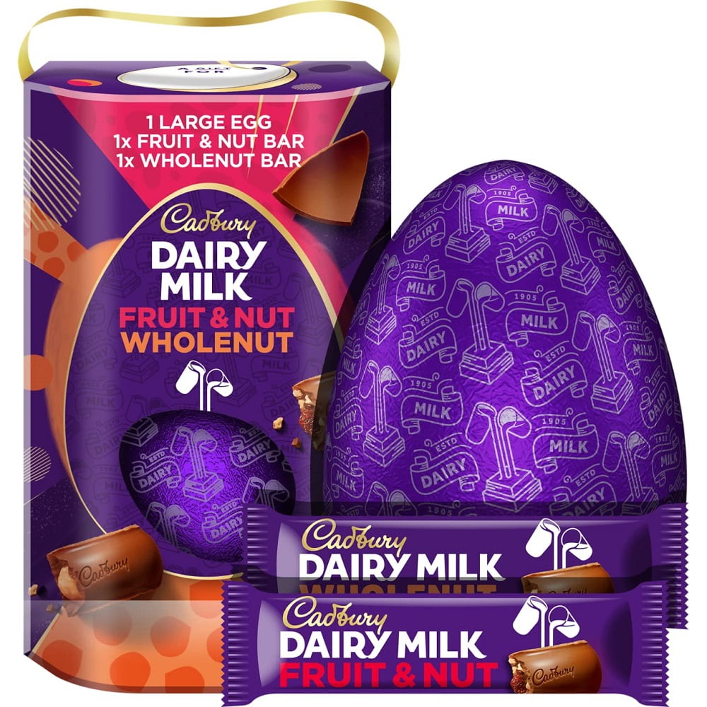 Cadbury Dairy Milk Fruit & Nut Easter Egg 249G