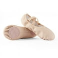 thumbnail image 2 of Missfiona Girl Ballet Dance Shoes Soft Leather Ballet Slippers for Toddler/Little Kid/Big Kid(10,Toddler), 2 of 6