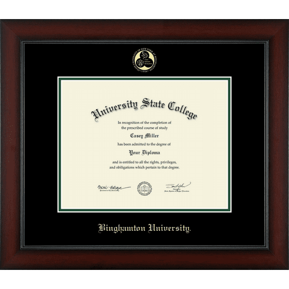 Binghamton University Diploma Frame, Document Size 11" x 8.5"