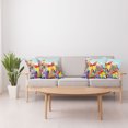 thumbnail image 4 of Ambesonne Colorful Throw Pillow Cover 4 Pack, Nature Leaves Butterfly, 20", Multicolor, 4 of 5