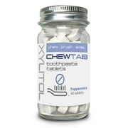 Weldental Chewtab Toothpaste Tablets, Peppermint 60 Count