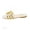 White, variant on Willtoo Women's Wide Width Flat Slides Sandals Cut Out Dressy PU Leather Slip on Flats Trendy Summer Casual Shoes