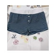 thumbnail image 5 of Casual Women Soft Cotton Front Buttons Shorts Summer Vintage Low Waist Female Chic Bottoms, 5 of 6