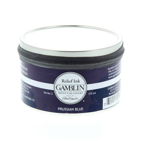 UPC: 0729911525609 | Gamblin Artist s Colors Relief Ink – Prussian Blue  175 ml