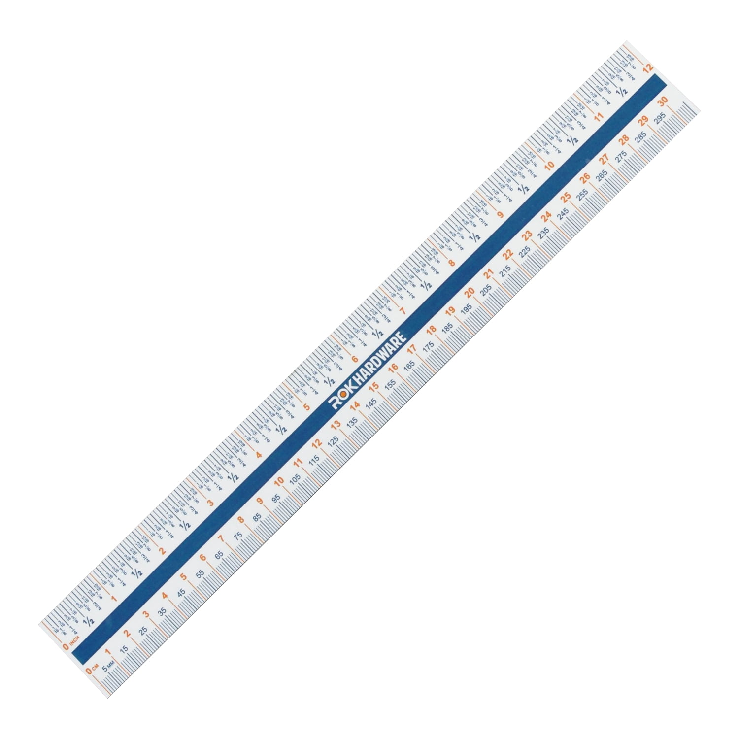 12 Inch Standard and Metric Plastic Ruler I Love Heart Places S 