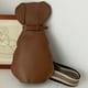 thumbnail image 1 of Bolso de hombro con forma de perro para mujer, bolso de pecho de cuero con correa ajustable, bolso bandolera Kawaii, 1 of 8