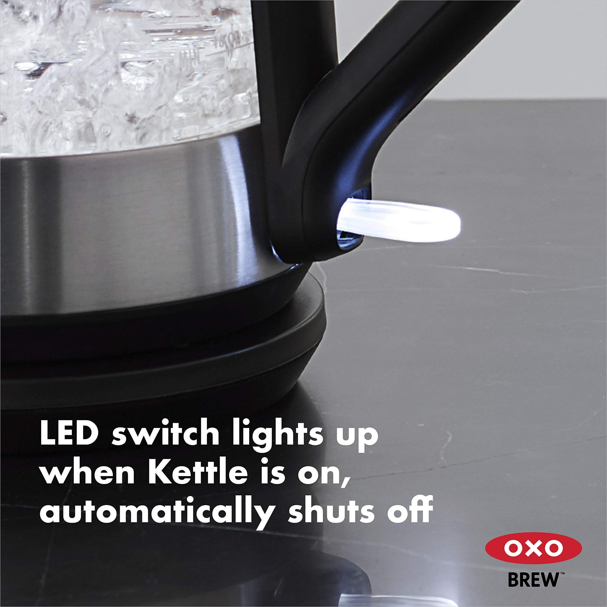 OXO BREW Cordless Glass Electric Kettle - Main Image