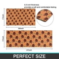 thumbnail image 7 of Orange Bigfoot and Grass Pattern Kitchen Rugs Sets Of 2,Anti Fatigue Kitchen Mat Rugs Non Slip Washable,Decorative Kitchen Floor Mats for Kitchen,Sink,Laundry,17"x30"+17"x47", 7 of 7