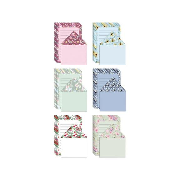 Better Office Mini Stationery Kits Assorted Floral Designs 50/Set (63909)