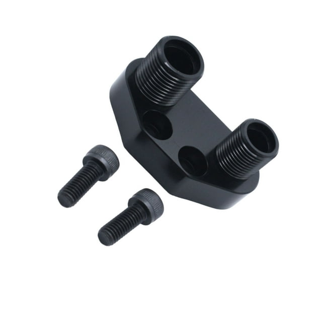 tredstone Adaptateur de Compresseur A/C Raccord Adaptateur de Compresseur Adaptateur de Compresseur Raccord Connecteur Rapide A/C Raccords Durables Noir