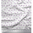 thumbnail image 1 of Soimoi Crepe Silk Fabric Leaves & Floral Artistic Print Fabric by the Yard 42 Inch Wide, 1 of 1