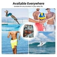 thumbnail image 6 of Daiia Red Train Hot Air Balloon Mens Swim Trunks Swim Shorts Quick Dry Swim Shorts with Mesh Lining Pockets-Small, 6 of 9