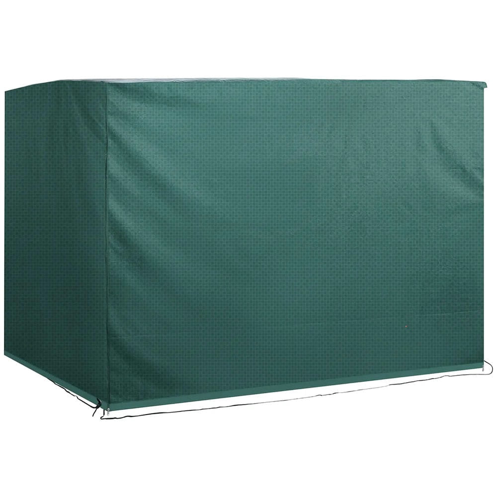 Spaco 3-Seater Patio Swing Cover, Outdoor Garden Furniture Protection Hammock Cover, 85" X 61" X 59" Waterproof Cover, Dark Green