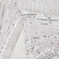 thumbnail image 5 of Cocktail Dresses for Women Loose Long Sleeve Straight Sequin Glitter Dress Party Sequin Beaded Dress for Prom, Red Carpet Events, and Birthday Celebrations. Silver S, 5 of 5