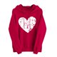 thumbnail image 4 of RKSTN Valentine's Day Hoodie for Women Oversized Valentines Heart Print Drawstring Hooded Sweatshirt Top Womens Casual Solid Plus Size Graphic Printed Loose Comfy Hood Fall Spring Clothes, 4 of 6
