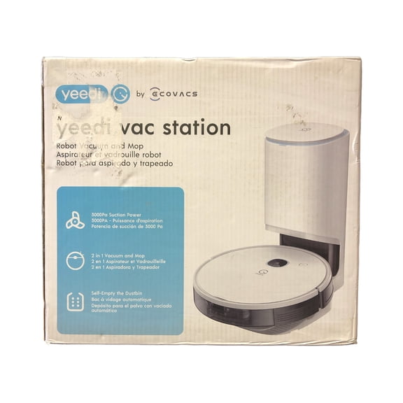 ECOYEEDIK781 Yeedi vac Station Robot Vacuum and Mop - Self Emptying 3-in-1