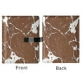 thumbnail image 2 of Premium Faux Leather Notebook - Refillable, Multi-Functional Organizer, 23.3x17cm, All-Season Use，Brown Marble, 2 of 6