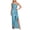 C24/Sky Blue, variant on XIYON Womens Dresses Women's Off Shoulder Sequin Dress Sleeveless Slit Backless Dress Travel Vacation Outfits