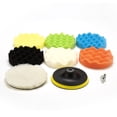 thumbnail image 3 of 8 Pcs Buffing Pads Waxing Polishing Buffer Drill Sponge Kit For Car Polish Tool, 3 of 11