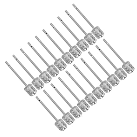 Milisten Plated Stainless Steel Inflation Needles Easy to Use and