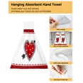 thumbnail image 3 of Christmas Dwarf Stripes Hand Towel Microfiber Fabric Towel Hanging Towel for Bathroom Kitchen Quick Dry Towel, 3 of 6