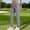 Gray, variant on Hueook Women's Casual Travel Pants Stretch Golf Pants Cropped Pants Casual Sports Pants Navy 2X