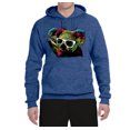 thumbnail image 2 of Neon Technicolor Trippy Party Rainbow Koala | Mens Animal Lover Hooded Sweatshirt Graphic Hoodie, Vintage Heather Blue, 3XL, 2 of 4