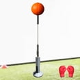 thumbnail image 1 of Pelota de reacción de boxeo con soporte, base de ventosa, pelota de velocidad de boxeo de altura ajustable, pelota de reflejo de boxeo para gimnasio Pelota y guantes, 1 of 8