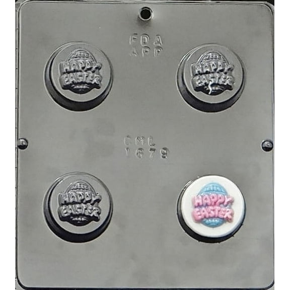 1679 Happy Easter Egg Oreo Cookie Chocolate Candy Mold