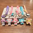 thumbnail image 2 of LLavero de Sanrio con melodía Kuromi para mujer, llavero Kawaii de dibujos animados de rana, pudín, perro, pingüino, colgante para bolso de mujer, venta al por mayor, 2024, 2 of 4