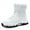 White, variant on YOURDIARY Women's Snow Boots Winter Outdoor Waterproof Anti-Slip Comfortable Warm Ankle-High Booties Fur Lined